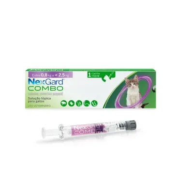 Nexgard Combo Antipulgas, Sarna e Vermifugo_ com 1_ frente